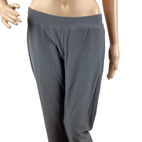 Eileen Fisher Gray Stretch Crop Pants Pull-On Size S - Picture 2 of 7